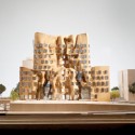 1-to-100_East-Elevation-550px 1-to-100_East-Elevation-550px East elevation, model scale: 1-to-100 / Gehry Partners, LLP