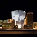 1-to-100_West-Elevation-550px 1-to-100_West-Elevation-550px West elevation, model scale: 1-to-100 / Gehry Partners, LLP