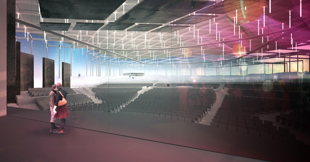Trois-Rivières Amphitheatre / Open Form