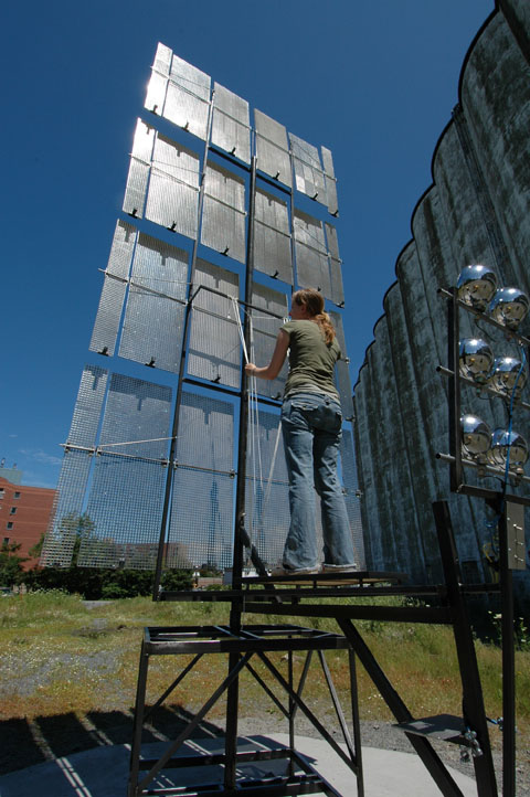 Light Screen Installation