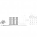Extension of Central University Library 'Lucian Blaga' / EXHIBIT Architectura (16) Extension of Central University Library 'Lucian Blaga' / EXHIBIT Architectura (16) elevation 1