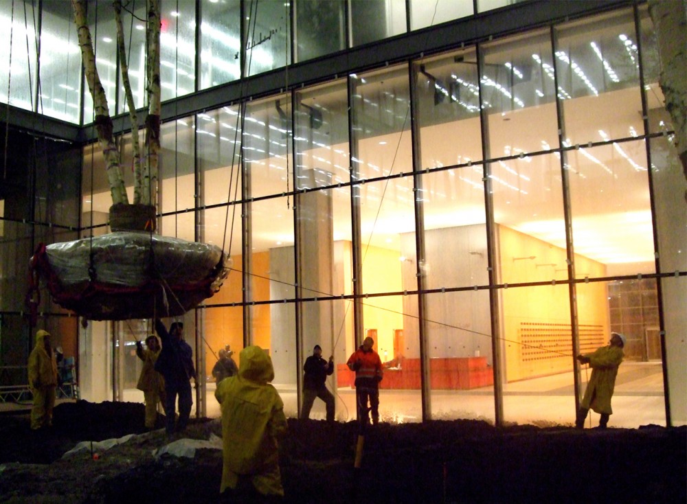 The New York Times Building Lobby Garden / HM White Site Architects and Cornelia Oberlander Architects