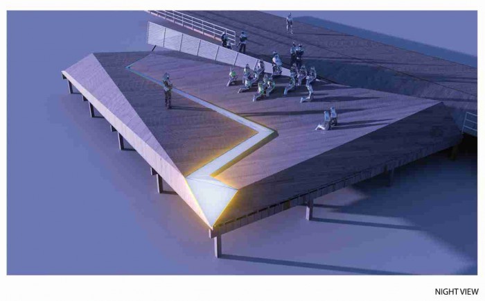 1st and 2nd Prize Winners of Atlantic City Boardwalk Holocaust Memorial Competition
