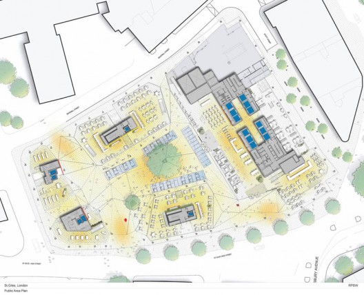 Central St. Giles Court / Renzo Piano & Fletcher Priest Architects
