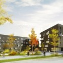 'Quartier du Grünewald' Residential Estate 'Quartier du Grünewald' Residential Estate view from the north / © www.expressiv.at