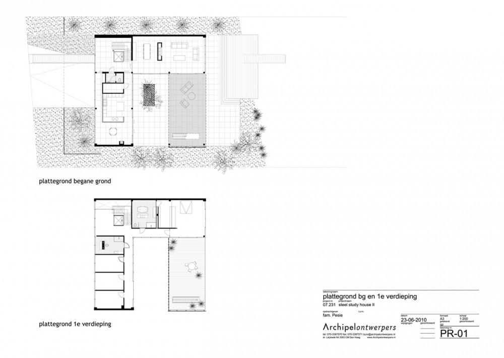 Steel Study House II / Archipelontwepers