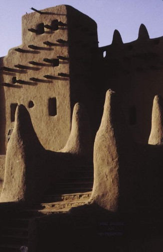 djenne mosque detail