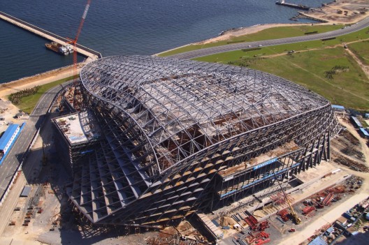 In Progress - Dalian International Conference Center - Coop Himmelb(l)au