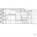 Atheneum_Section Atheneum_Section Section, Courtesy of Richard Meier & Partners Architects