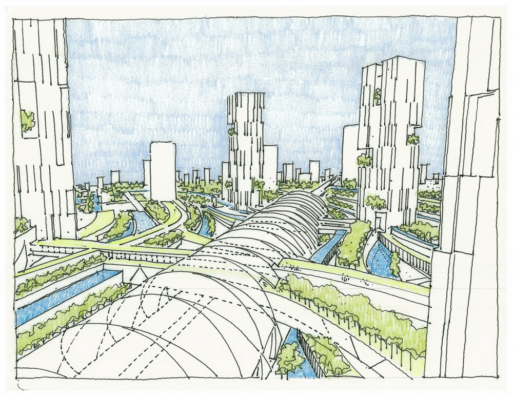 Langfang Eco-Smart City / Woods Bagot + HOK