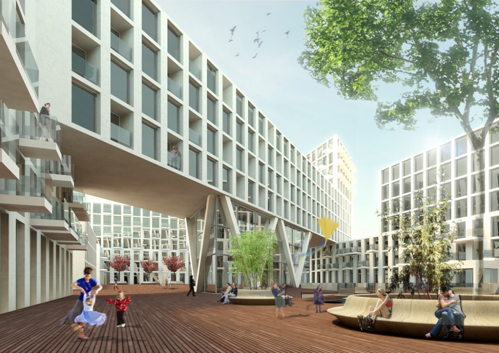 A101 Urban Block Competition / KCAP Architects & Planners and NEXT Architects