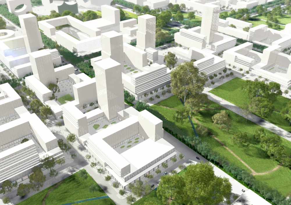 A101 Urban Block Competition / KCAP Architects & Planners and NEXT Architects