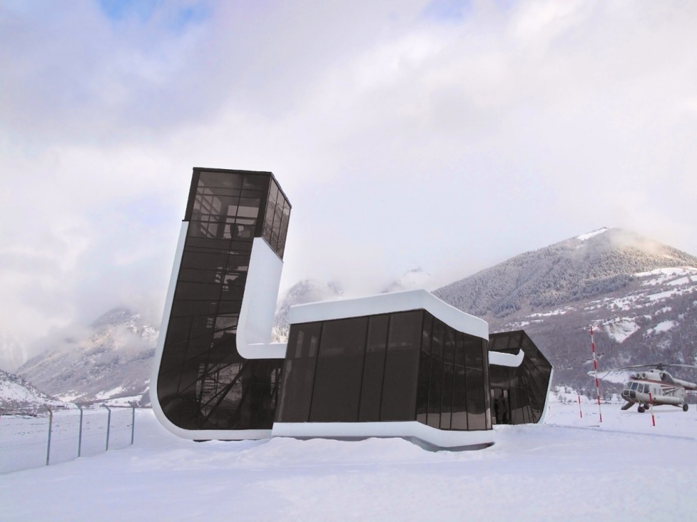 SAG – Airport Building in Mestia / J. Mayer H. Architects