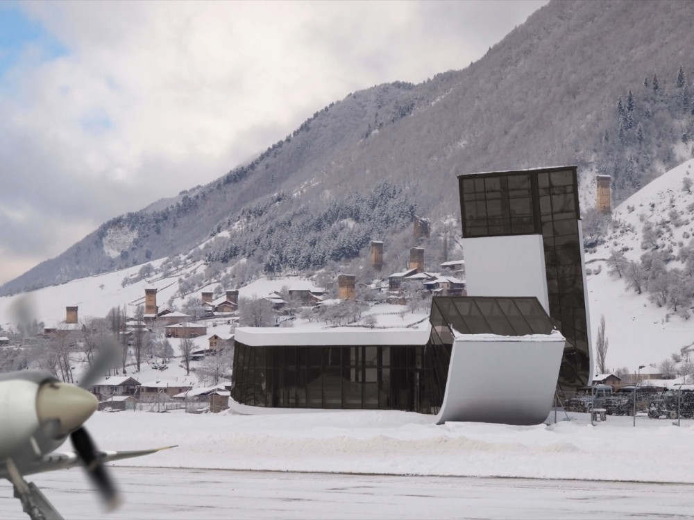 SAG – Airport Building in Mestia / J. Mayer H. Architects