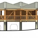 Design Against the Elements Green Design Award Winner / Nikola Enchev and Stefan Vankov market elevation