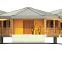 Design Against the Elements Green Design Award Winner / Nikola Enchev and Stefan Vankov school elevation front