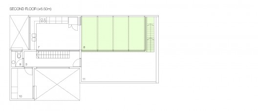 second floor plan