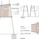 Tree House / Robert Potokar and Janez Brežnik plan and sections