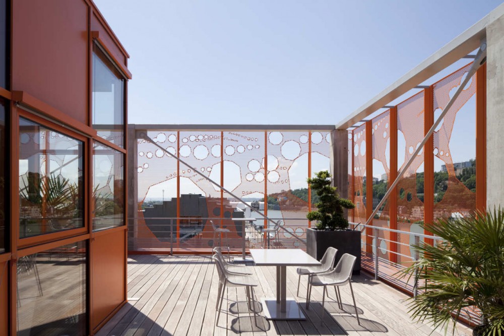 The Orange Cube / Jakob + Macfarlane Architects