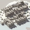 Strusshamn / Eriksen Skajaa Architects Strusshamn / Eriksen Skajaa Architects Commercial Alternative Axonometric