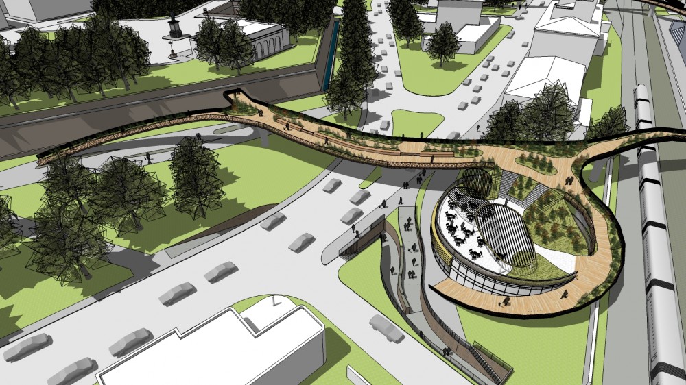 Footbridge to Ex-OfficineLenzi / BHDP Architecture