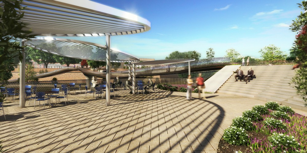 Footbridge to Ex-OfficineLenzi / BHDP Architecture