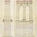 AD Classics: The Brooklyn Bridge / John Roebling AD Classics: The Brooklyn Bridge / John Roebling elevation
