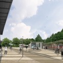 Transformation Station / POSAD The promenade at the bus station