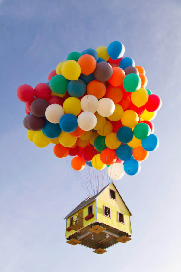 Balloon House Takes Flight