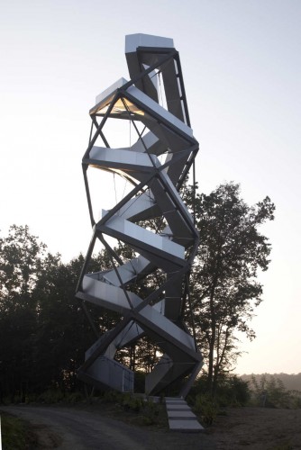 Observation Tower On The River Mur / terrain:loenhart&mayr