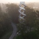 Observation Tower On The River Mur / terrain:loenhart&mayr Observation Tower On The River Mur / terrain:loenhart&mayr © terrain:loenhart&mayr