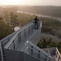 Observation Tower On The River Mur / terrain:loenhart&mayr Observation Tower On The River Mur / terrain:loenhart&mayr © terrain:loenhart&mayr