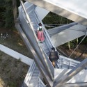 Observation Tower On The River Mur / terrain:loenhart&mayr Observation Tower On The River Mur / terrain:loenhart&mayr © terrain:loenhart&mayr