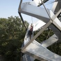 Observation Tower On The River Mur / terrain:loenhart&mayr Observation Tower On The River Mur / terrain:loenhart&mayr © terrain:loenhart&mayr