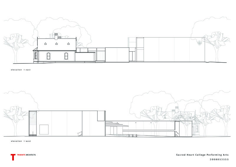 The Brother Stephen Debourg Performing Arts Centre at Sacred Heart College / Tridente Architects