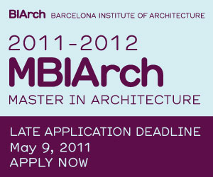 MBIArch  – The Barcelona Institute of Architecture’s post-professional Master in Architecture