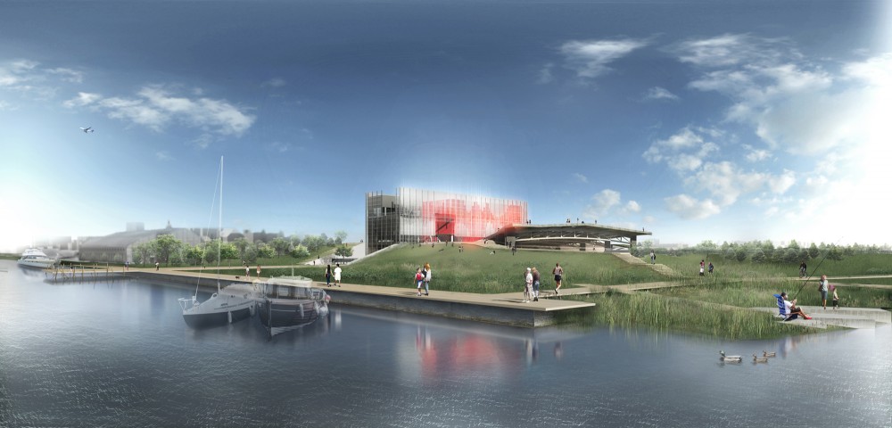 Trois-Rivières Amphitheater Competition proposal / ARCHITEM
