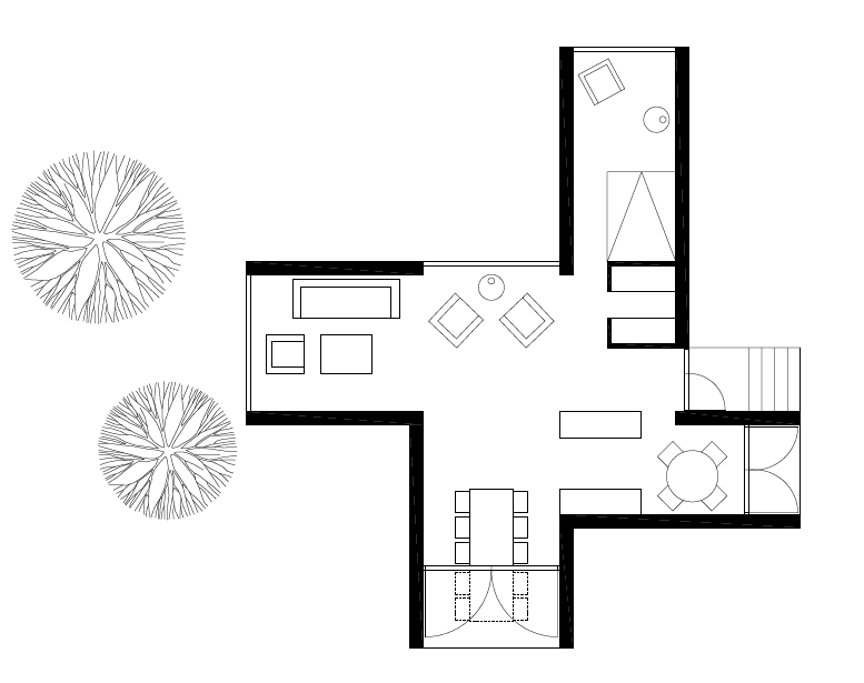 Four-cornered Villa / Avanto Architects