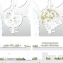 New Saint Petersburg Zoo plan and section of entrance building