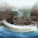 Visitor Center in Hengshan Temple / Latitude Studio Courtesy of Latitude Studio