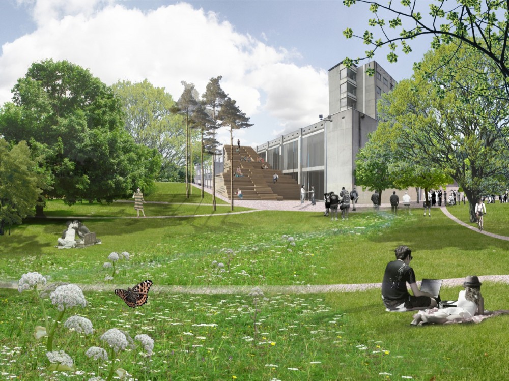 Healthcare school extension and renovation in Hogeschool Gent / Marc Koehler Architects