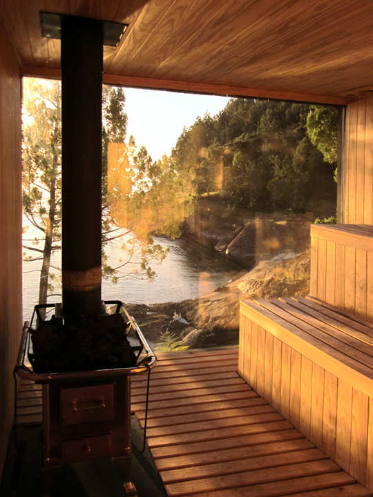 Sauna in Ranco / Panorama