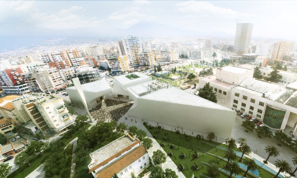 BIG wins the competition to design a major Cultural Center in Albania