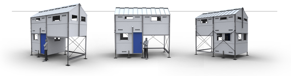 Transitional Shelter Design Study in Haiti by MICA
