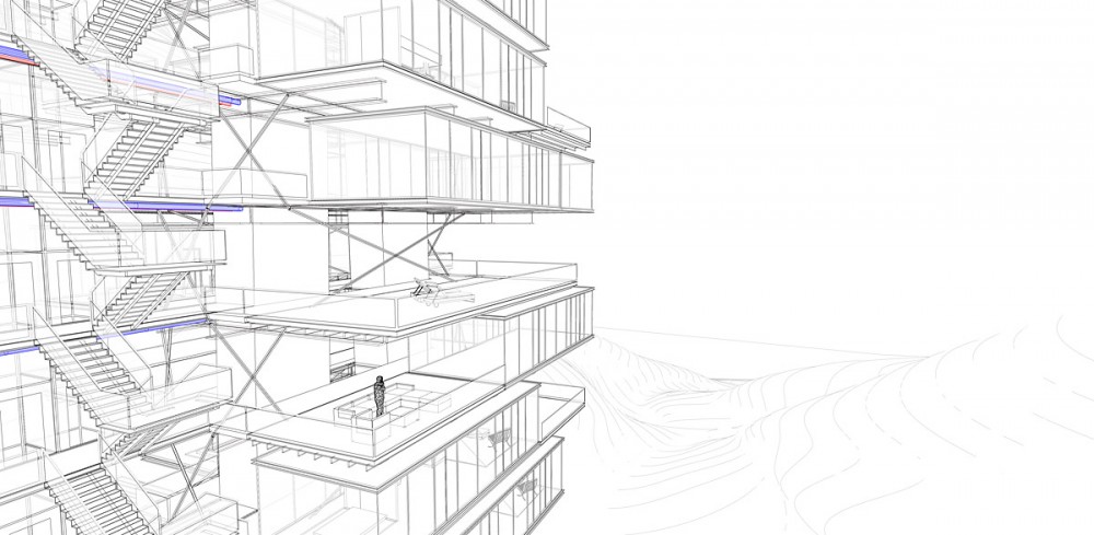 Vertical Villages for European Snowbirds / OFF Architecture, PR Architect and Samuel Nageotte
