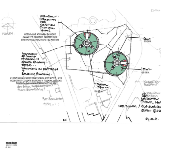 McAdam Architects Proposal for Landmark Mixed-use Development in Sochi