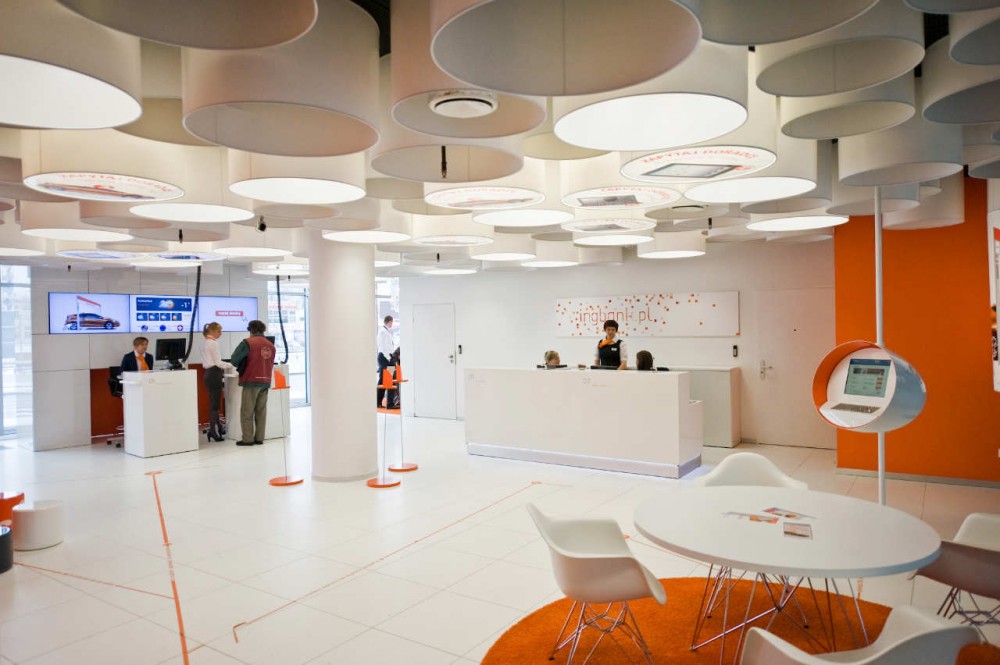 New Interior Standard For ING Bank Outlets / Medusa Industry