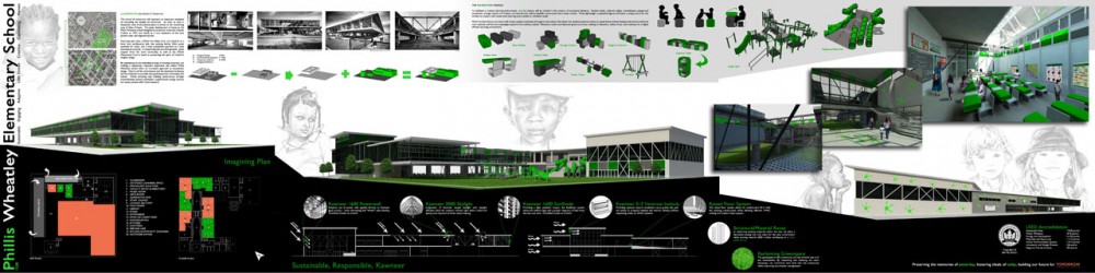 Proposed Renovation to the Phillis Wheatley Elementary School for the AIAS Competition for Schools of Tomorrow / Brian Albrecht, Kristopher Kunkel and Mary Rogero