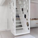 Family Apartment with Emmental Stairs / Éva Katona, Péter Szigeti © Gerardo Altemir