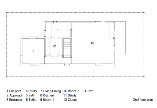 second floor plan
